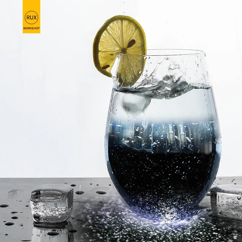 RUX мастерская 1 шт. 580 мл звездное небо Стекло чашка для молочных коктейлей фрукты
