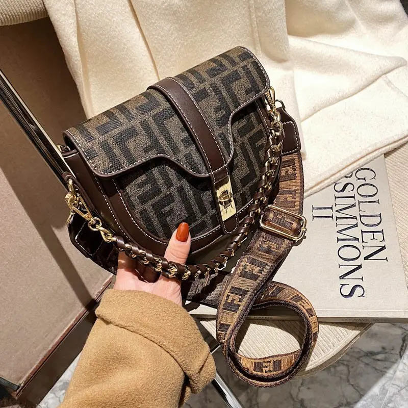 

Маленькая сумочка, новинка 2021, модная женская сумка на одно плечо, седло joker his