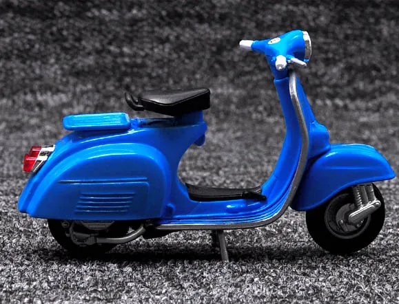Welly 1/18 VESPA скутер мотоцикл литая демонстрационная модель игрушка для детей
