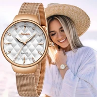 sunkta brand luxury watch women fashion dress quartz wrist watch ladies stainless steel waterproof watches relogio femininobox