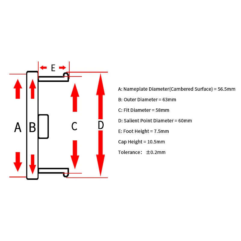 4 шт. механическая блокировка 63 мм/58 мм зажим oz центр крышки Чехлы для автомобиля