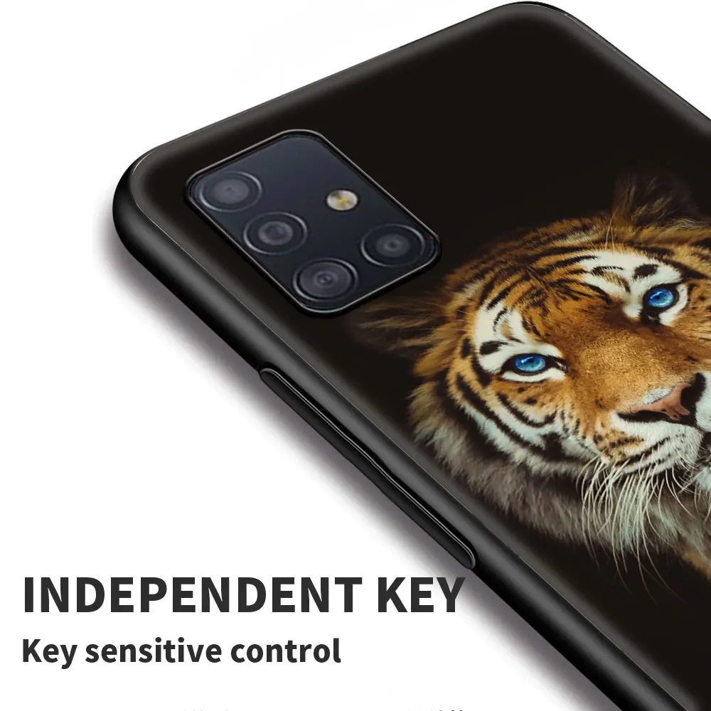 

Cellphone Case For Samsung A21s A51 A71 A91 A72 A52 A42 A41 A32 A31 A21 EU A12 A11 A02 A02s A01 Majestic Wolf Lion Cover