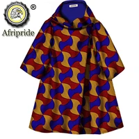 2020 african female windbreaker half sleeve new style african fabric ankara print dashiki bazin riche afripride s1824002