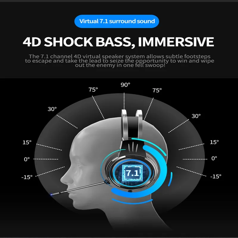 Светодиодный розовый Игровые наушники 7 1 профессиональная игровая цветная