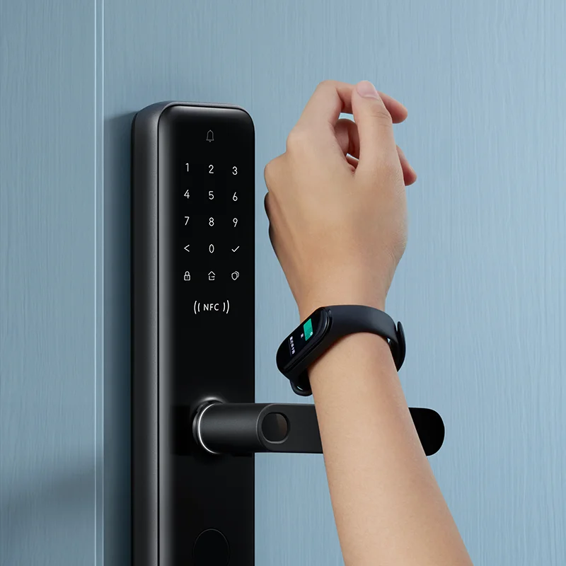 Aqara Smart N200 дверной замок отпечаток пальца Bluetooth пароль NFC разблокировка работает с