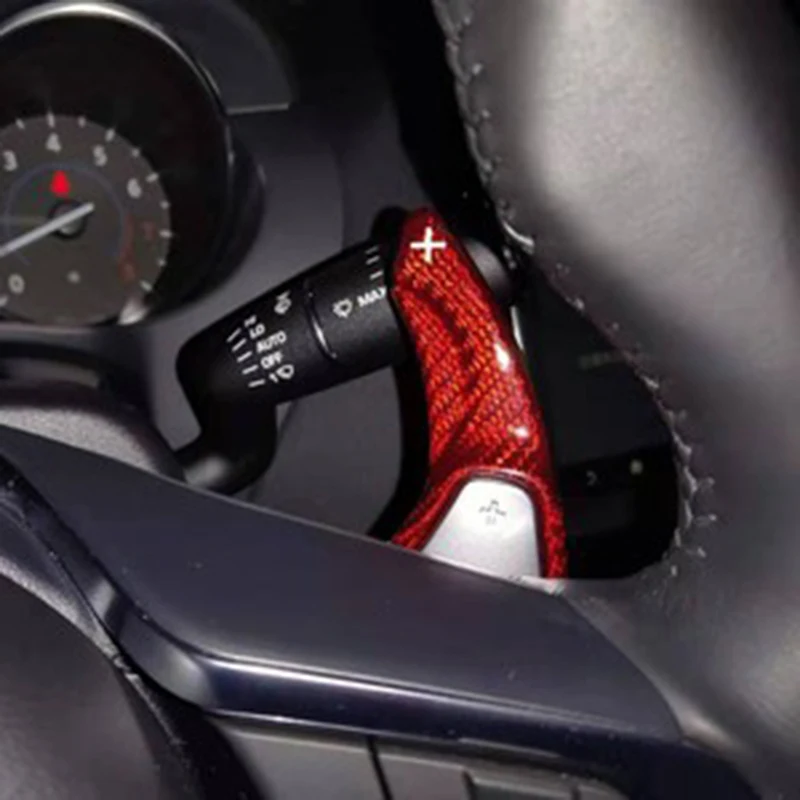 Т-карбоновое рулевое колесо Paddle Shifter Shift Extension для Land Rover Range Discovery Sport Evoque HSE |