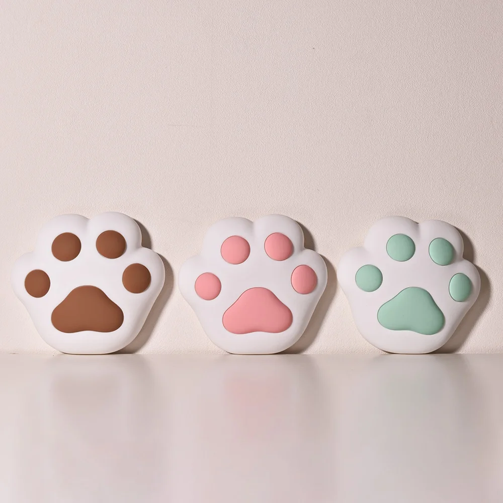 

Cat Foot LED Night Light Touch Sensor Dimmable USB Rechargeable Silicone Magnetic Wall Lamp Children Baby Bedroom Bedside Lamp