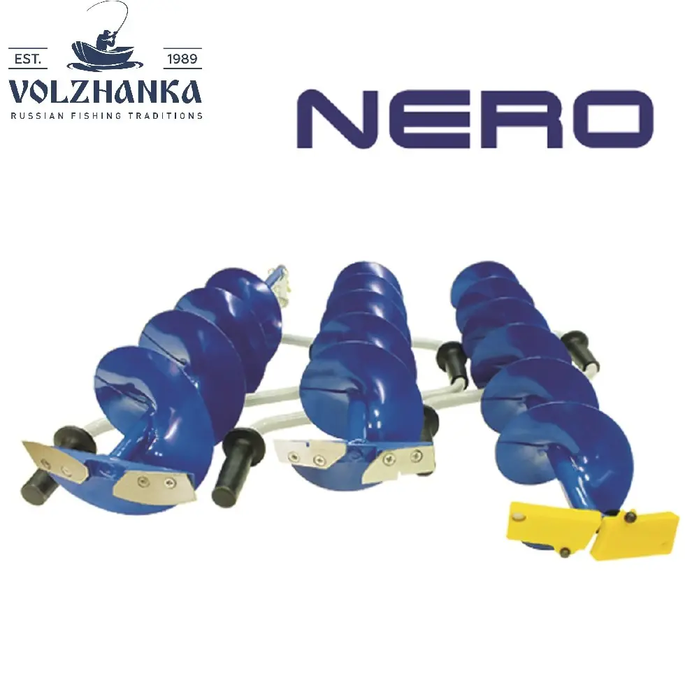 Ледобур NERO классический левое вращение|Рыболовные снасти| |