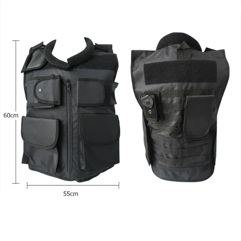 

Anti-stab Vest Clothing Tops Man Woman Safety Protection Remove Self Defense Adjustable Outdoor Tactical Wear-resistant Clothes