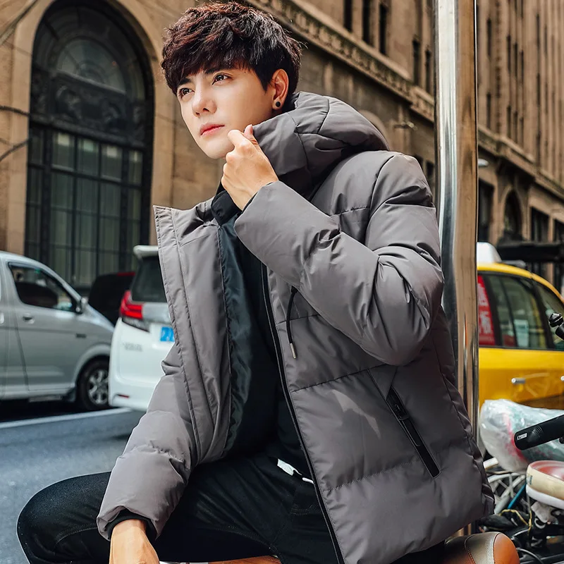 2021 Winter New Fashion Men's Hooded Thickened Cold and Warm Down Padded Jacket Down Jacket Winter Casual Plus Size Jacket