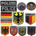 Полицейская команда спецназа из Германии, полицейские нашивки с вышивкой, военные тактические куртки, кепки, сумки, рюкзаки, жилет, искусственная кожа