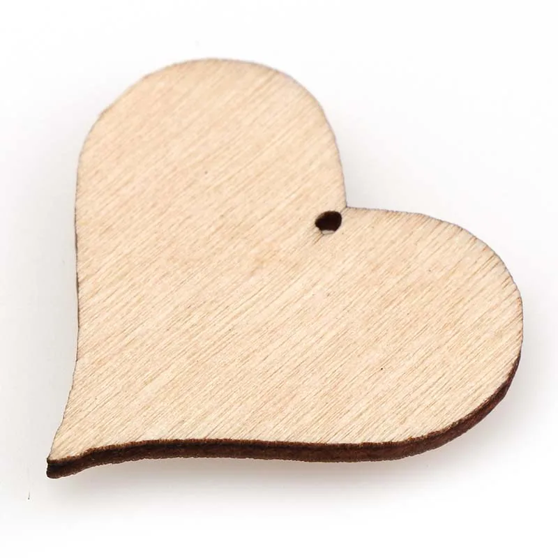 

Mixed size DIY Perforated wooden heart patch Crafts Scrapbooking Supplies Wedding DecorationHand-made Graffiti Buttons
