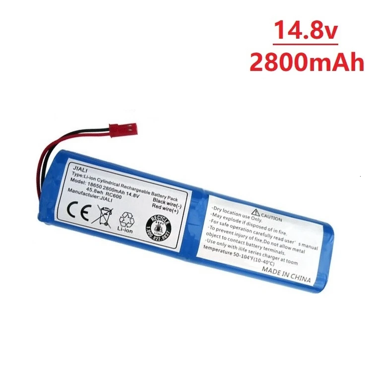 Подметальная машина 14,8 V 2800mAh аккумулятор для пылесосов ILIFE V3 plus v5s pro X750 v3s pro 14,8 v литий-ионная аккумуляторная батарея - Цвет: Золотой
