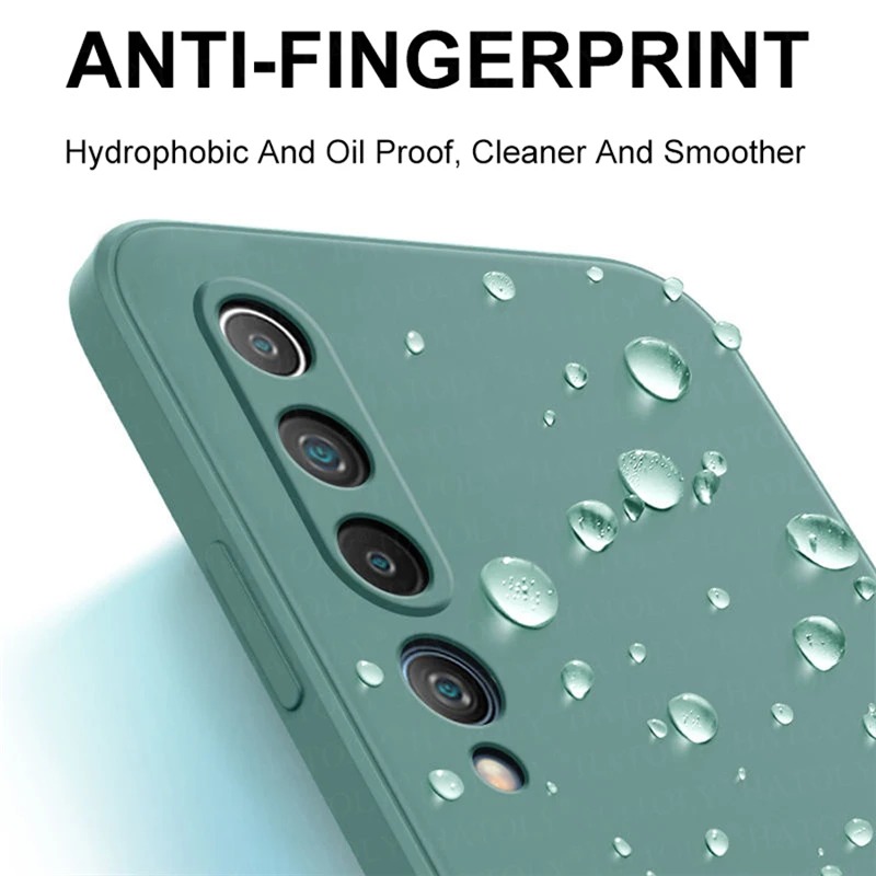 Funda para Oppo Find X3 Pro Find X3 Neo Lite X2 Pro, carcasa Original de silicona l&iacute;quida TPU a prueba de golpes, armadura cuadrada, funda para tel&eacute;fono-3
