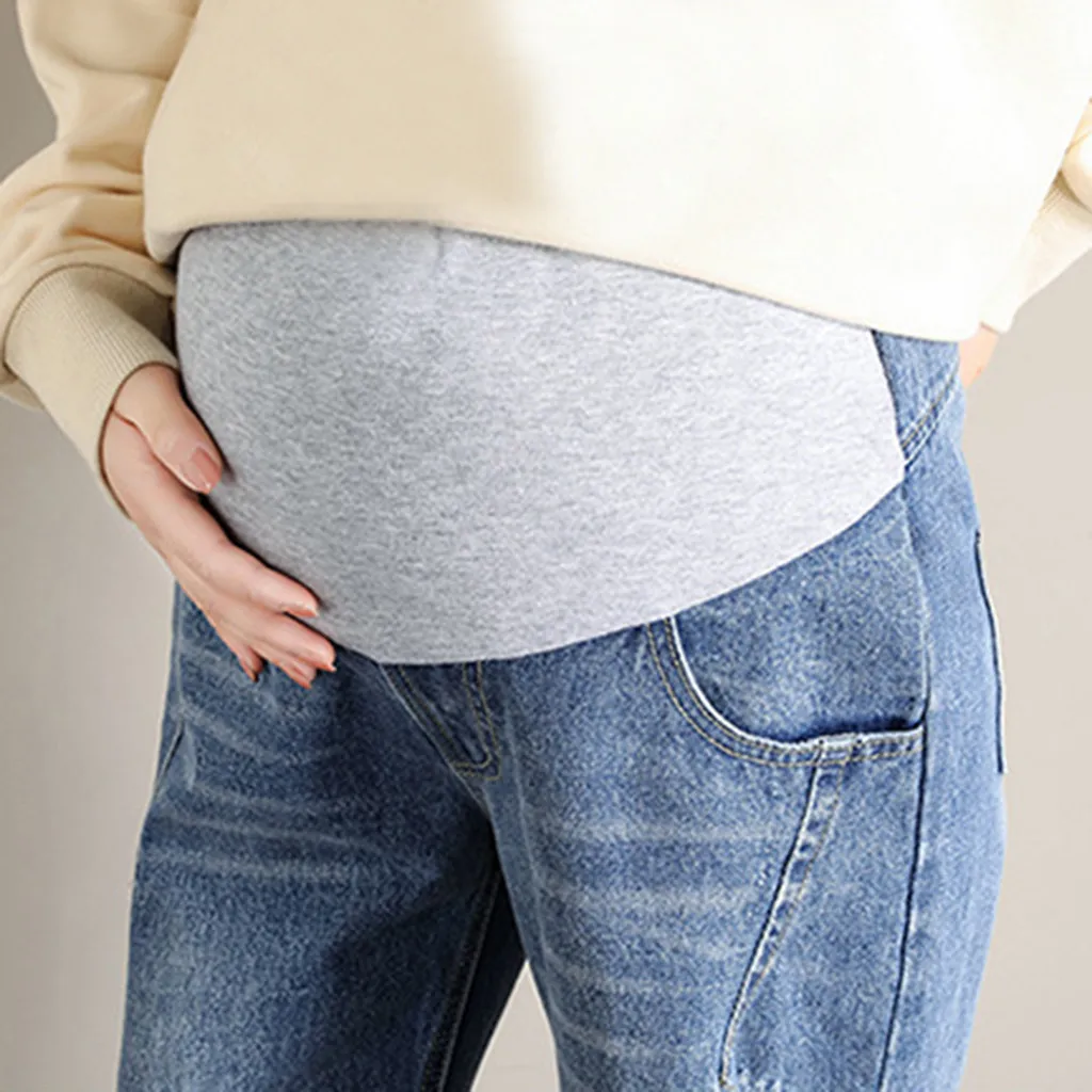 

Maternity nursing Trousers Jeans For Pregnant women's clothing support Belly Prop Legging High Waist Skinny loose Pants