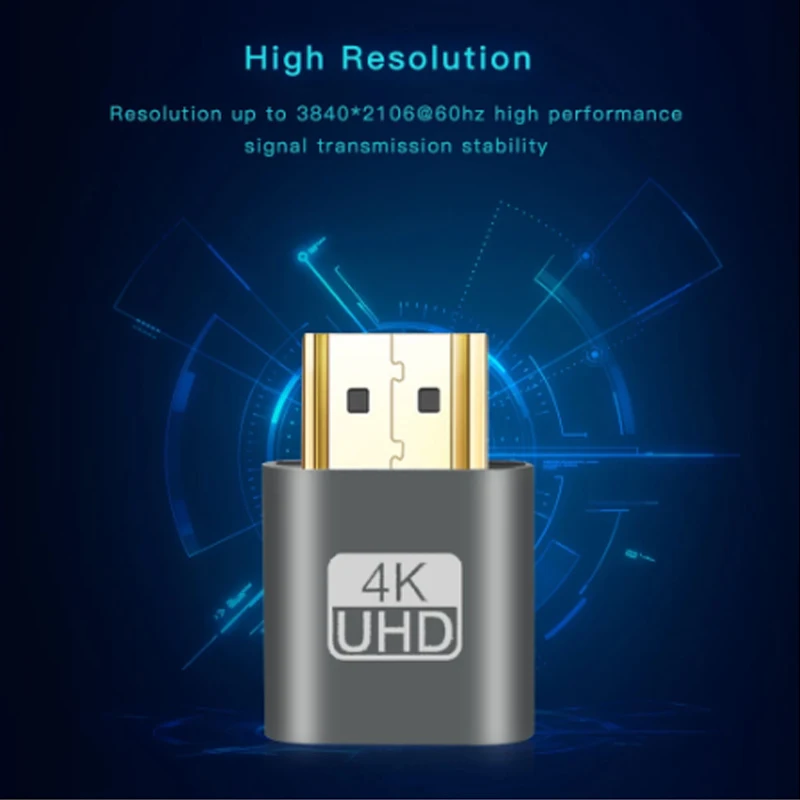 Совместимый виртуальной Дисплей 4K DDC EDID заглушка эмулятор отображения адаптер