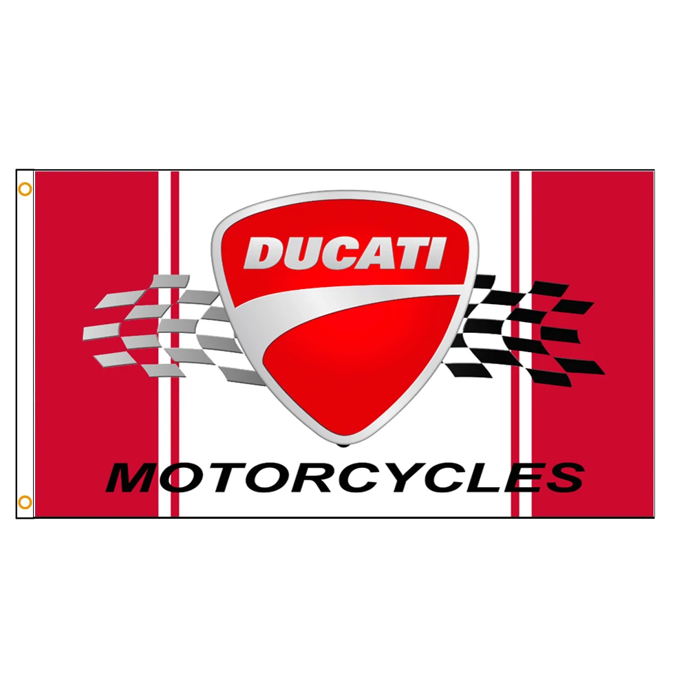 Флаг мотоцикла DUCATI 90x150 см | Дом и сад