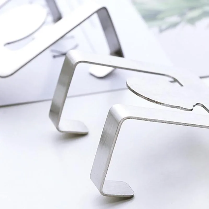 

2pcs Steel Cupboard Door Rack Kitchen Garbage Bag Holder Storage Shelf Kitchen Accessories Hanger Hook Home Organizer