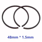 Поршневые кольца 2 шт.лот 48 мм x 1,5 мм для Husqvarna 61 365 261 262 162 165 265 Jonsered 625 630 2065, запчасти для бензопилы 503 28 90-15