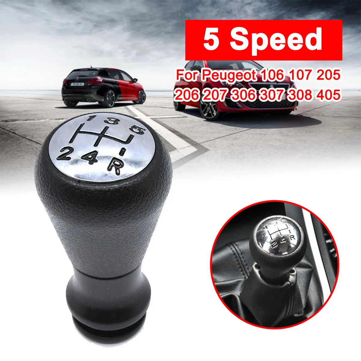 5 скоростей Ручка Переключения рулевого механизма автомобиля ручной рычаг