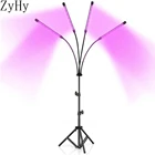 Светильник для растений, 27 Вт, 36 Вт, полный спектр, для комнатных рассады цветов и овощей, зажим и кронштейн, USB-светильник для выращивания растений