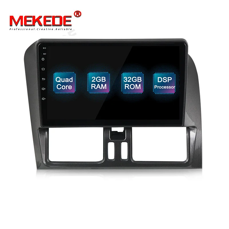 32G model MEKEDE DSP 2Din автомобильный мультимедийный плеер для Volvo XC60 2010 2011 2012 левый руль автомобильный dvd-плеер навигация wifi - Цвет: 32G model