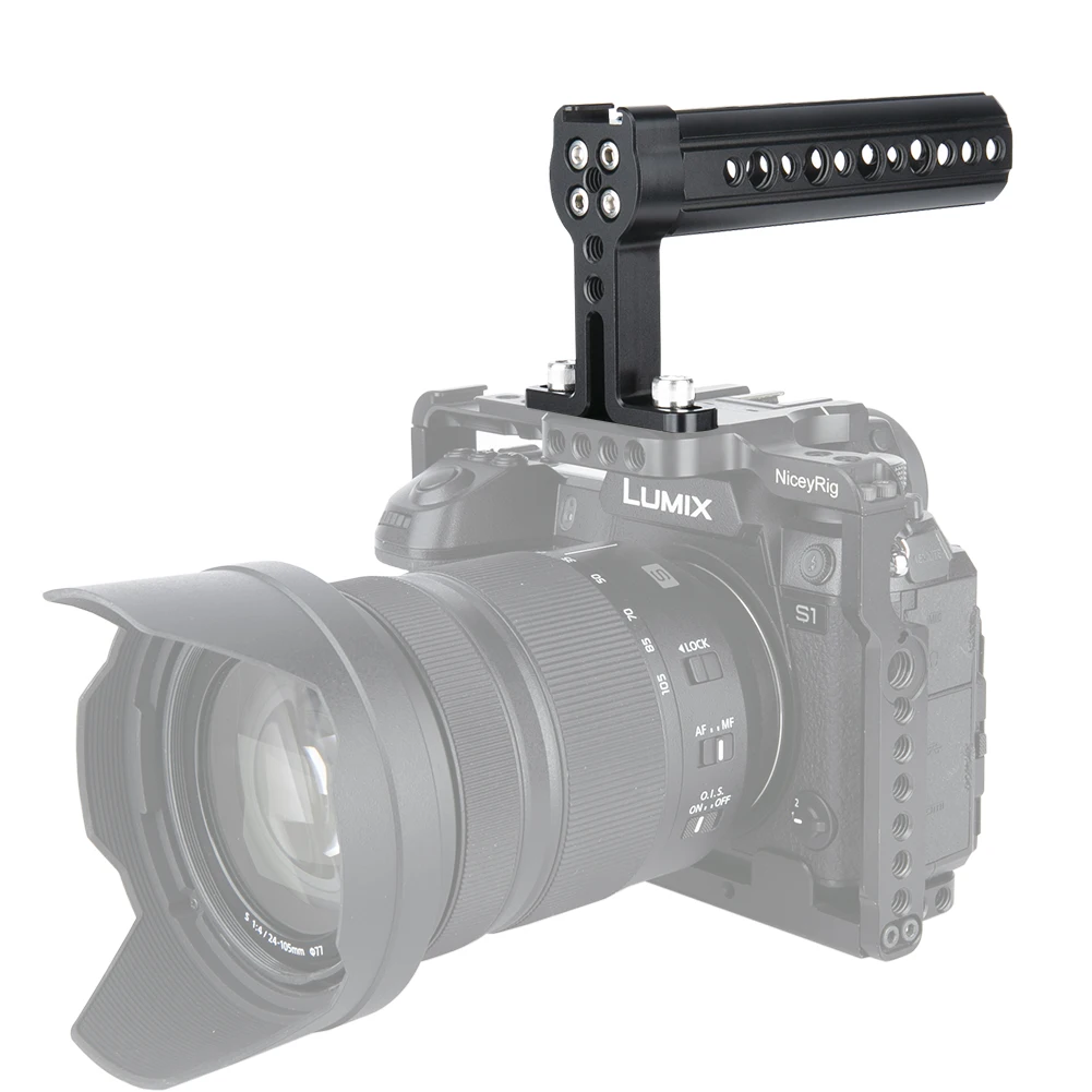 Ручка для сыра NICEYRIG с ручкой сверху и основанием холодной обуви камеры DSLR