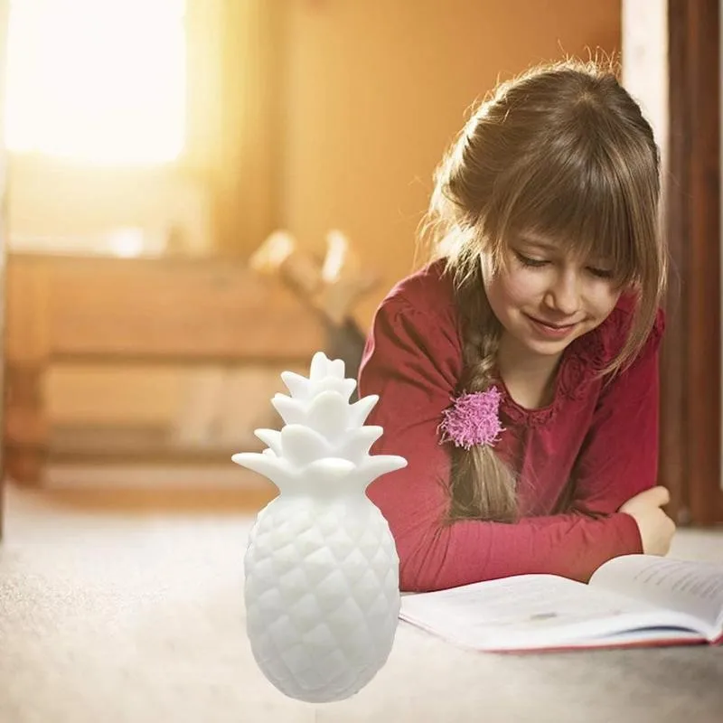 Ананас светодиодный ночной Светильник стол в форме фруктов лампа красочные
