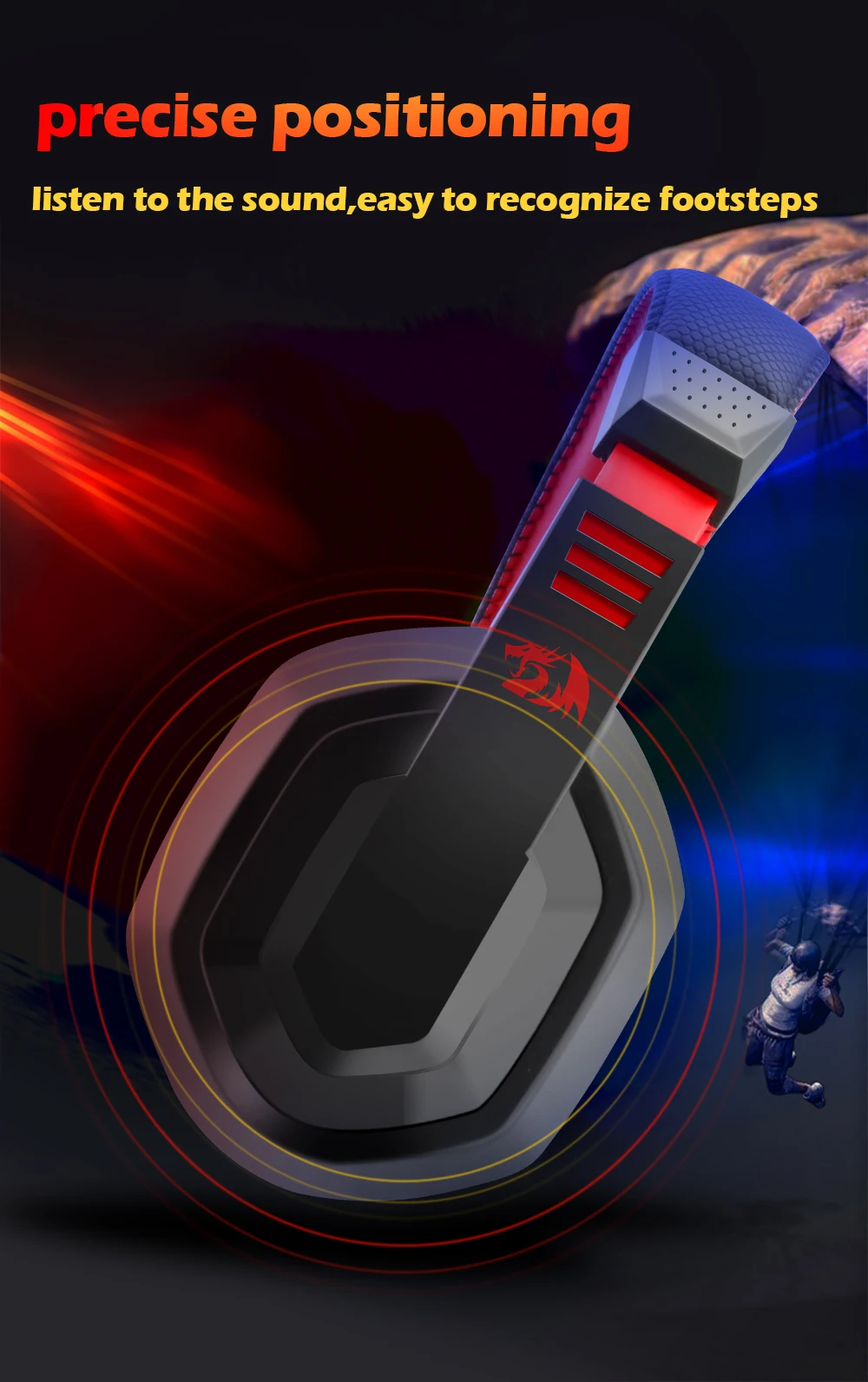 Проводная игровая гарнитура Redragon Garuda H120, 3,5 мм, Микрофон Pro Gamer для ПК, PS4, переключатель, стерео, объемный, компьютерный, стерео микрофон