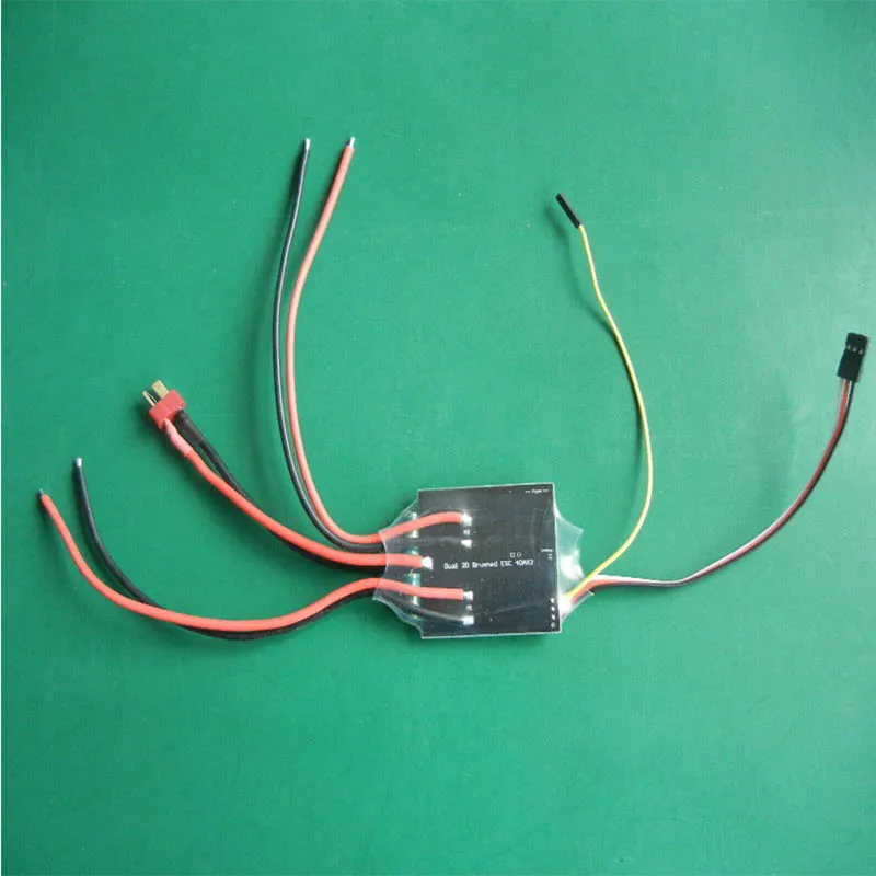 Фото Двойной двусторонний матовый ESC смешанный контроль 40A x 2 ESC для радиоуправляемой модели металлического гусеничного танка №4