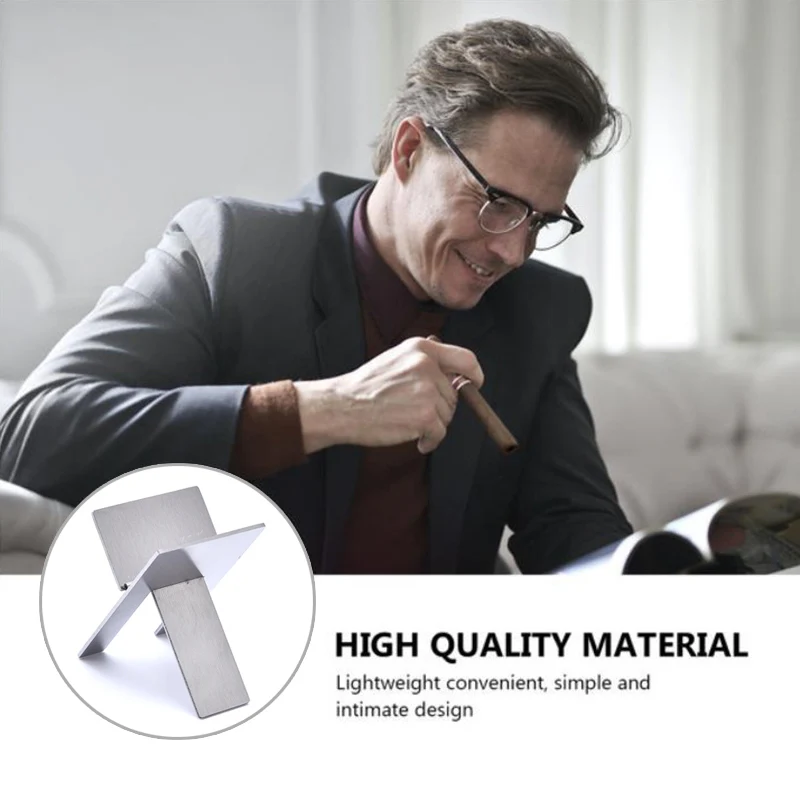 1 шт. Нержавеющая сталь металлический мундштук для сигар Портативный