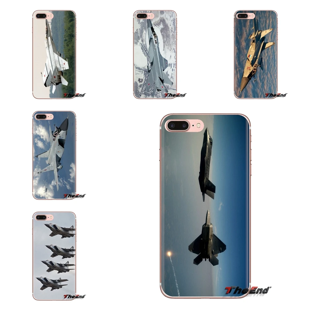 Для Xiaomi Mi4 Mi5 Mi5S Mi6 Mi A1 A2 5X 6X 8 9 Lite SE Pro Max Mix 2 3 2S Мягкий чехол русский Mig Jet Fighting Falcon
