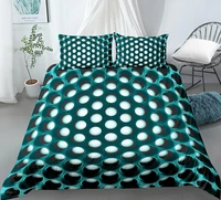 3d luxury bedding sets geometric print duvet cover pillowcase 3pcs twin queen king size bed clothes for home