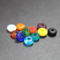 30pieces lot 8mm4mm handmade lampwork glass beads abacus beads multi color for jewelry diy