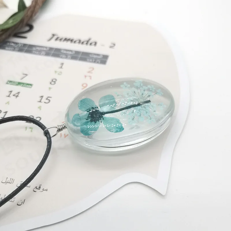 Женская Длинная цепочка для свитера свежее искусство подвеска ручной работы