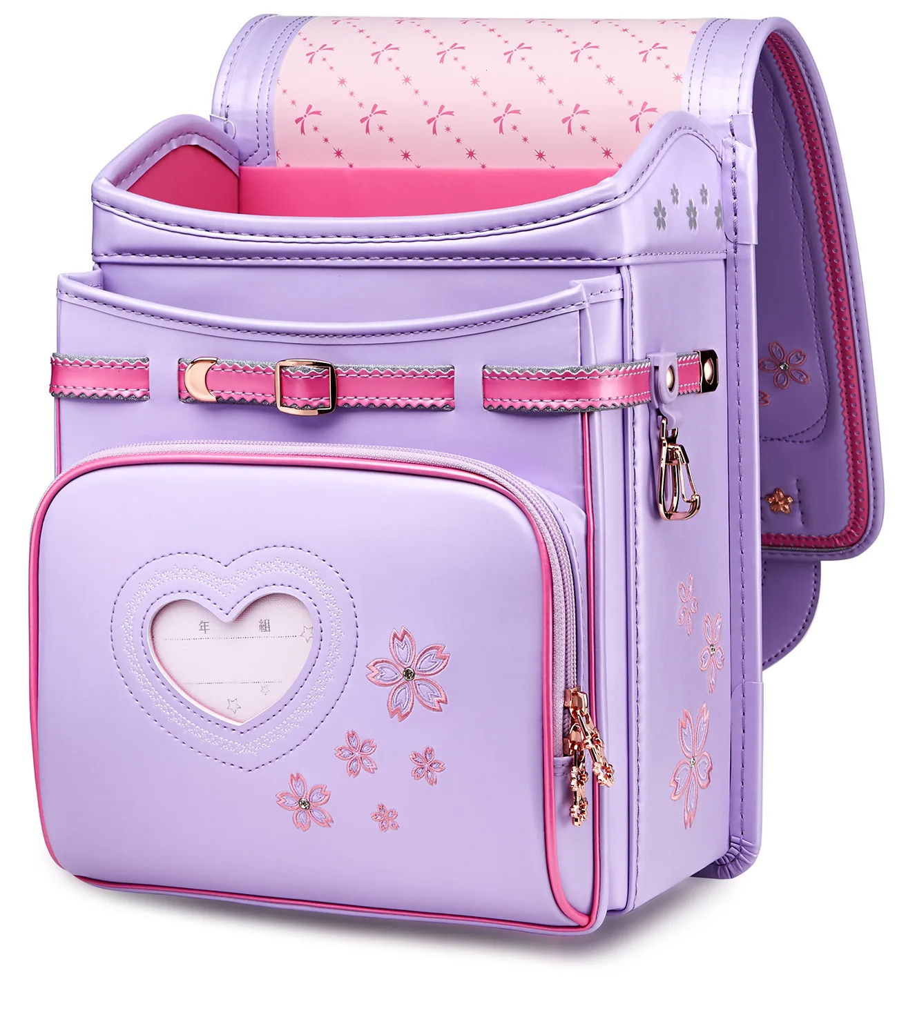 New Design Coulomb Children School Bag Girls Kid Orthopedic Sakura Embroidery Backpack Children Bookbags Randoseru Bags рюкзак