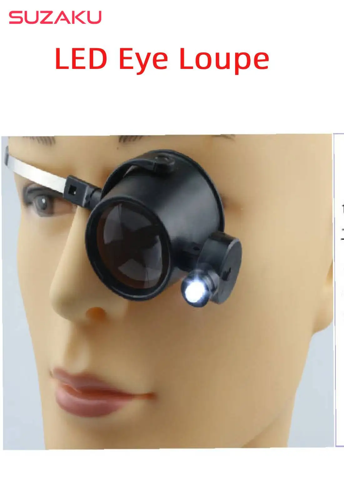 

Portable 15X Headband Eye LED Magnifier Loupe Jewelers Circuit Magnifying Glass Watchmakers Head Mounted