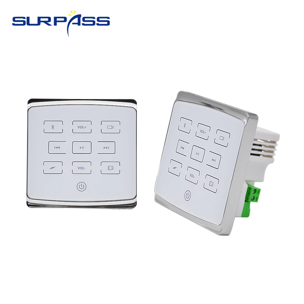2 канальная аудиосистема для умного дома миниатюрный настенный усилитель с Bluetooth