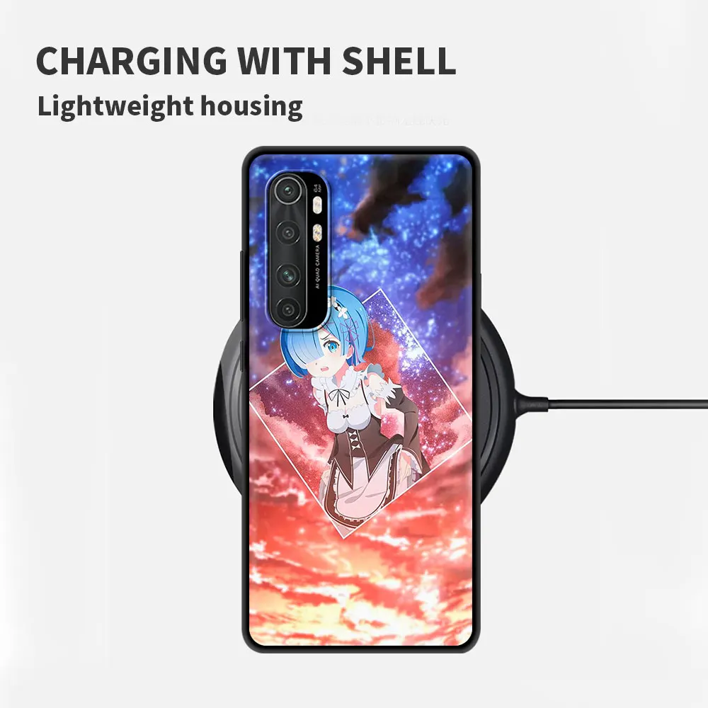 

Anime Rem Re Zero Case For Xiaomi Mi Poco X3 NFC 10T Pro 5G 11 9T M3 Note 10 Lite 10S Soft Fitted Phone Cover CC9 9 F1 Funda
