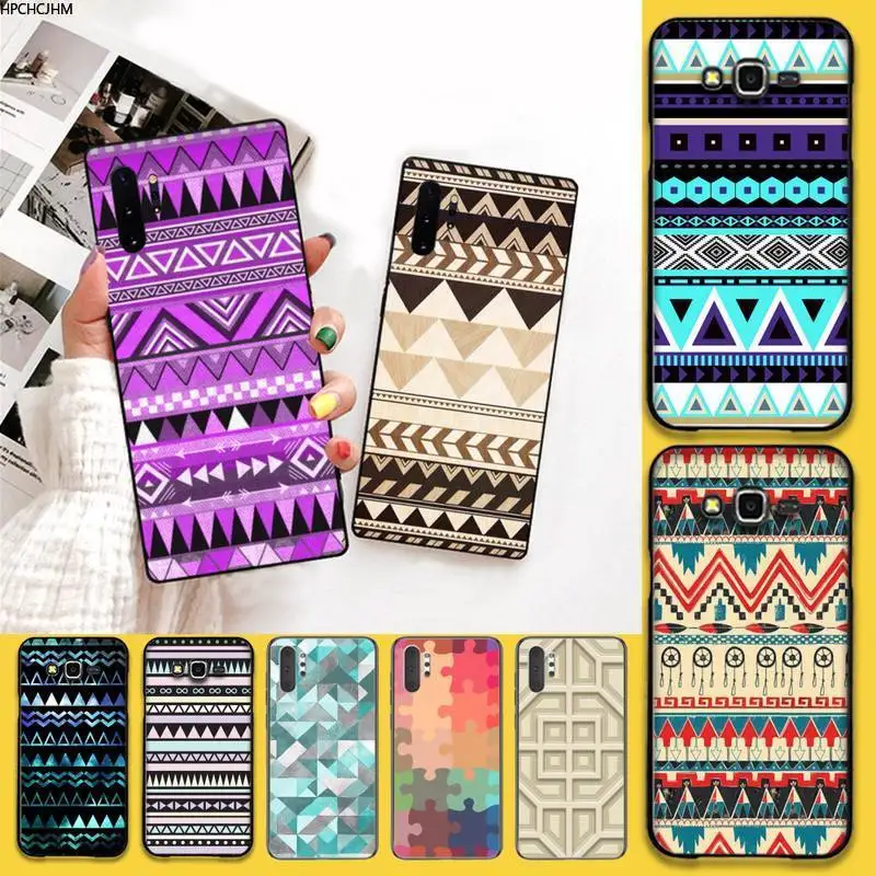 Мягкий чехол для телефона HPCHCJHM с решетчатым рисунком в полоску фото на заказ Samsung