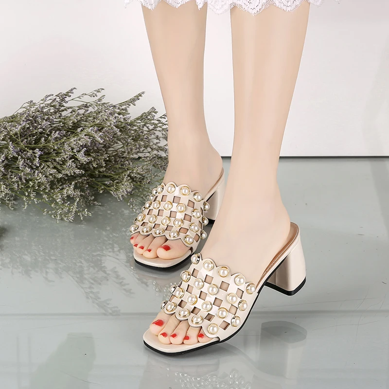 Lucyever/2019 г. Летние женские босоножки модельные туфли на высоком каблуке с