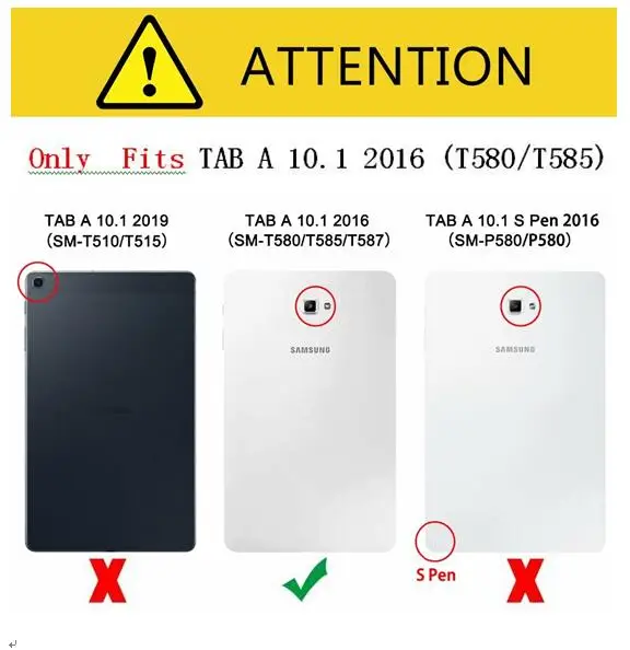 Противоударный сверхпрочный чехол для планшета с подставкой для samsung Galaxy Tab A A6 10,1 T580 T585 SM-T585 T580N чехол+ ручка