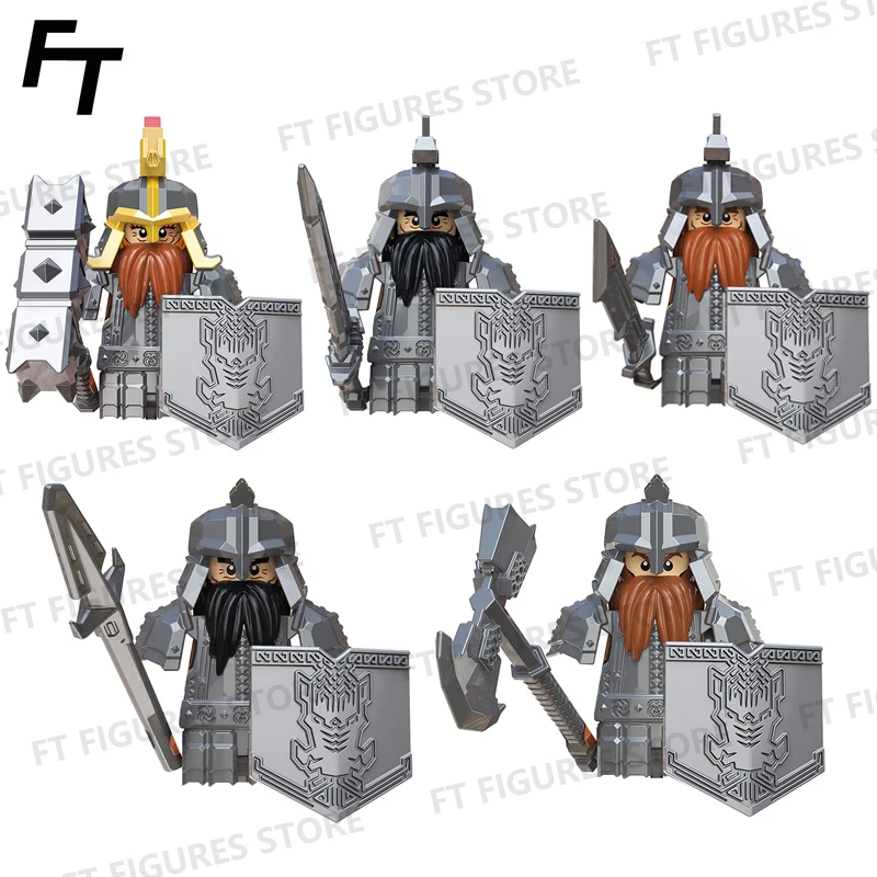 Кинофильм Кольцо Король карлик Дарин II Железный ног экшн-фигурки дурин народный