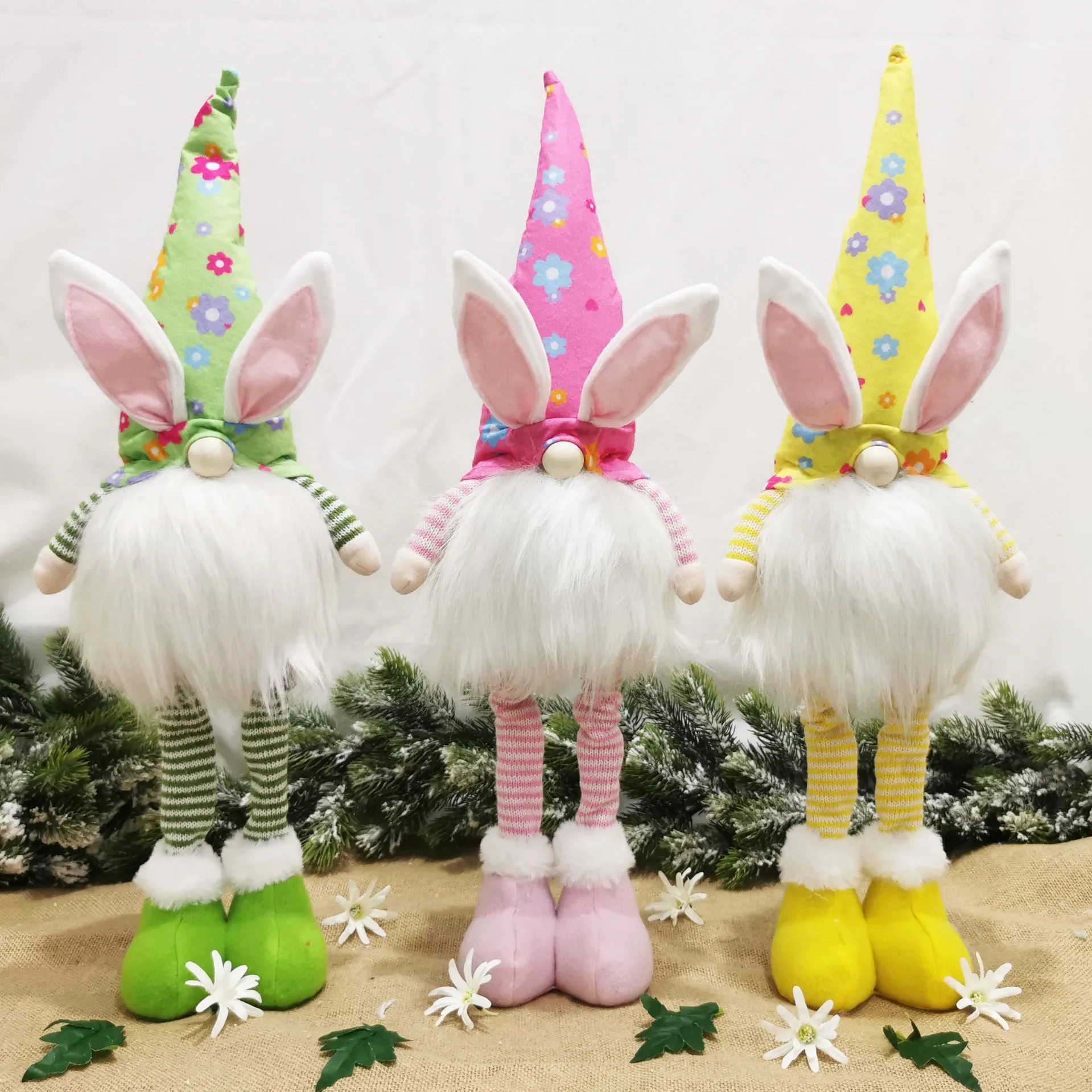 

Happy Easter Lovely Doll Easter Child Gifts Easter Bunny Decor for Home Table Easter Eggs Rabbit Bunny Egg Birth