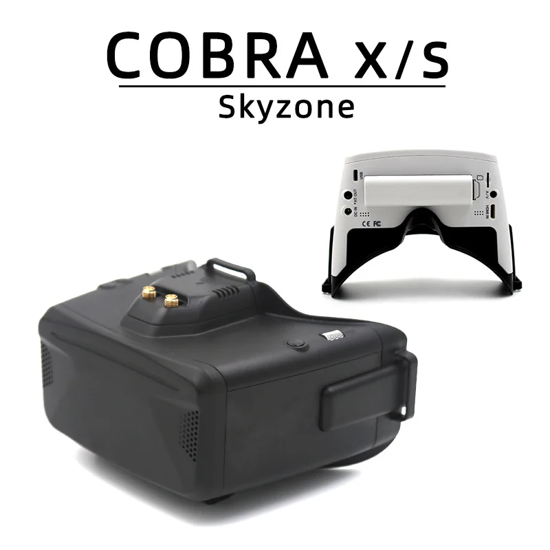 SKYZONE Cobra S 800x480 4.3in Cobra X V2 1280x720 4.1inch 5.8G 48CH RapidMix Receiver Head Tracker DVR FPV Goggles for RC Drone