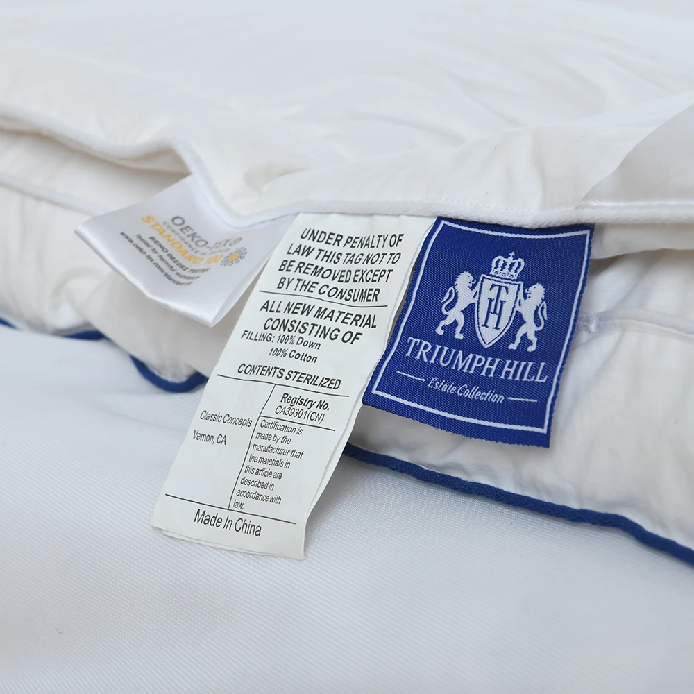 

2021 New five-star hotel 95% large double white goose feather mattress down mattress thickened 1.8m1.5bed