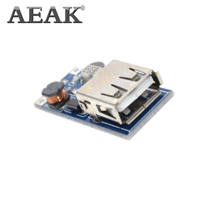 Блок питания AEAK 10 шт. 0 9 В ~ 5 до 600мА USB выход зарядное устройство Повышающий Модуль