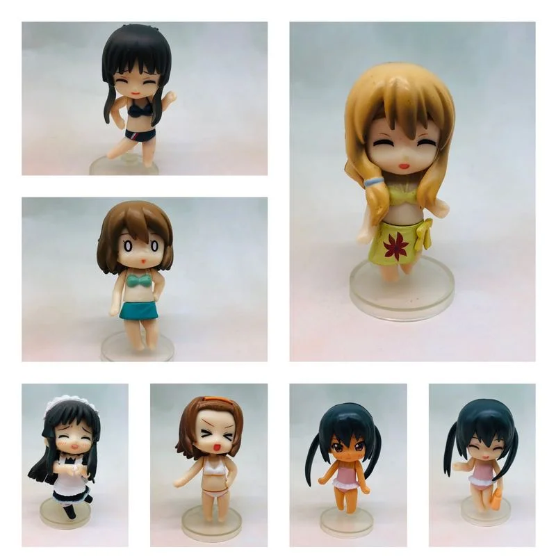 

7 Pcs Set Original Cute Little Girl Anime Figurine Kawaii Action Figure Toys Boy Girl Model Ornaments Gift