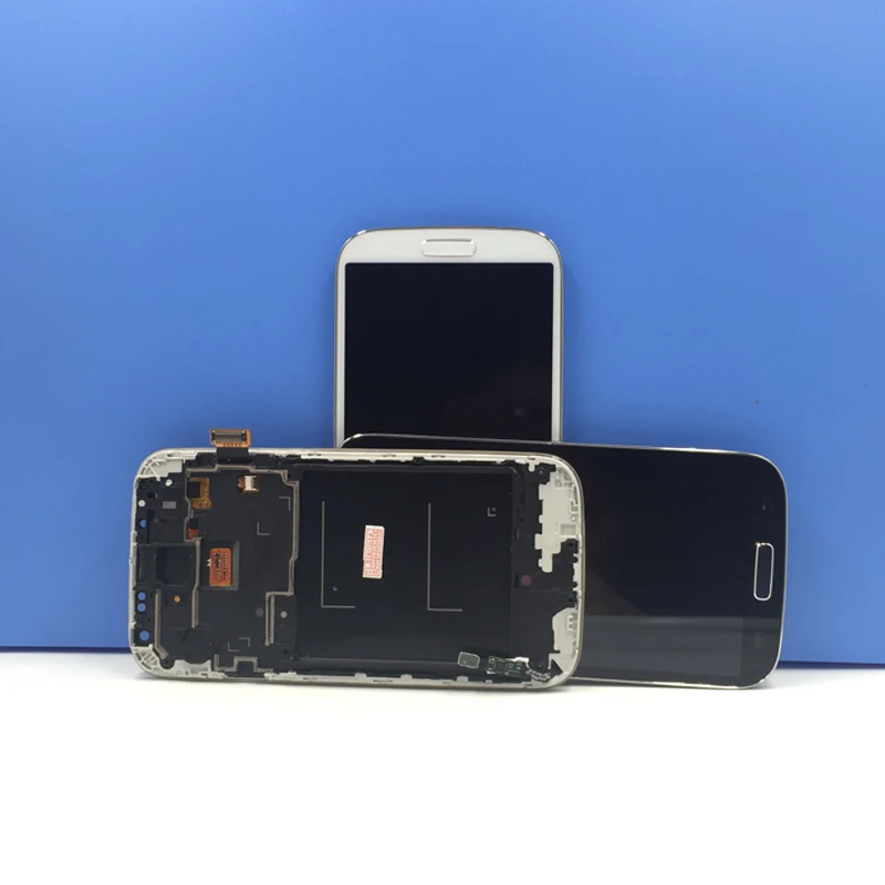 ЖК-дисплей сенсорный экран для Samsung Galaxy S4 GT-I9505 I9500 i337 ЖК-дигитайзер с рамкой Белый