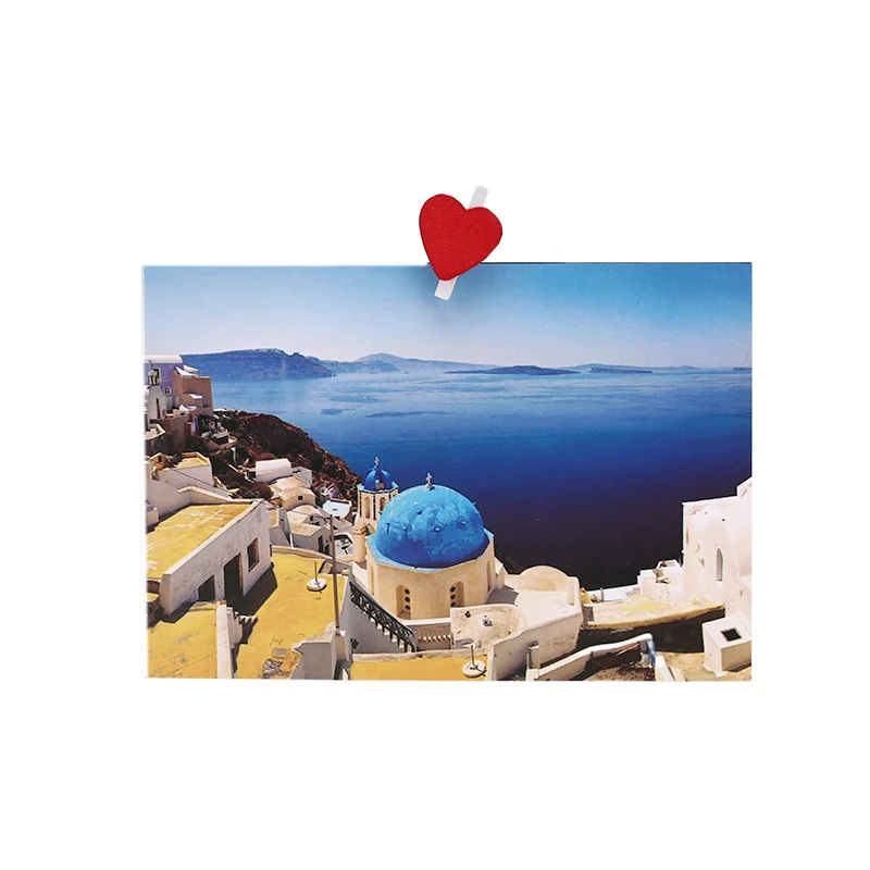 Новый мини сердце любовь деревянная одежда фото бумага Peg Pin прищепка ремесло